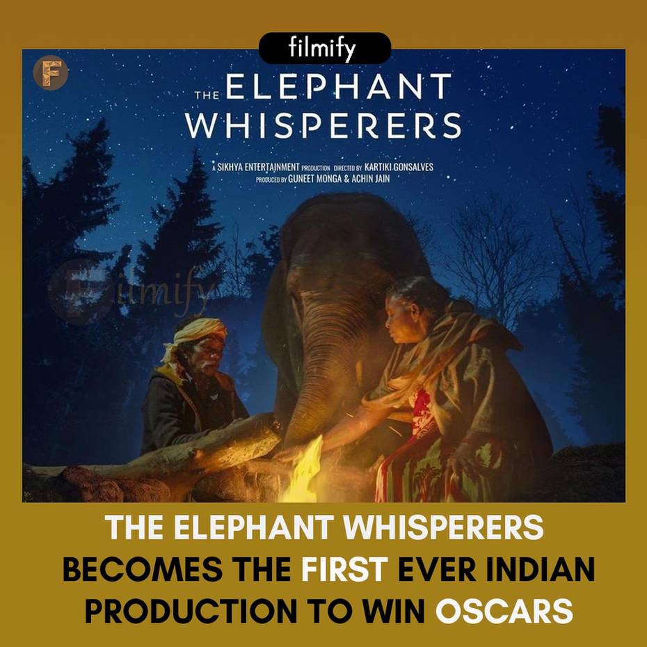 The Elephant Whisperers won the Oscar.