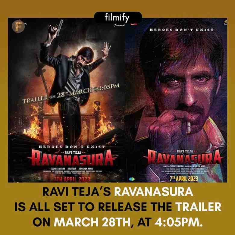 Ravanasura's action trailer is coming soon