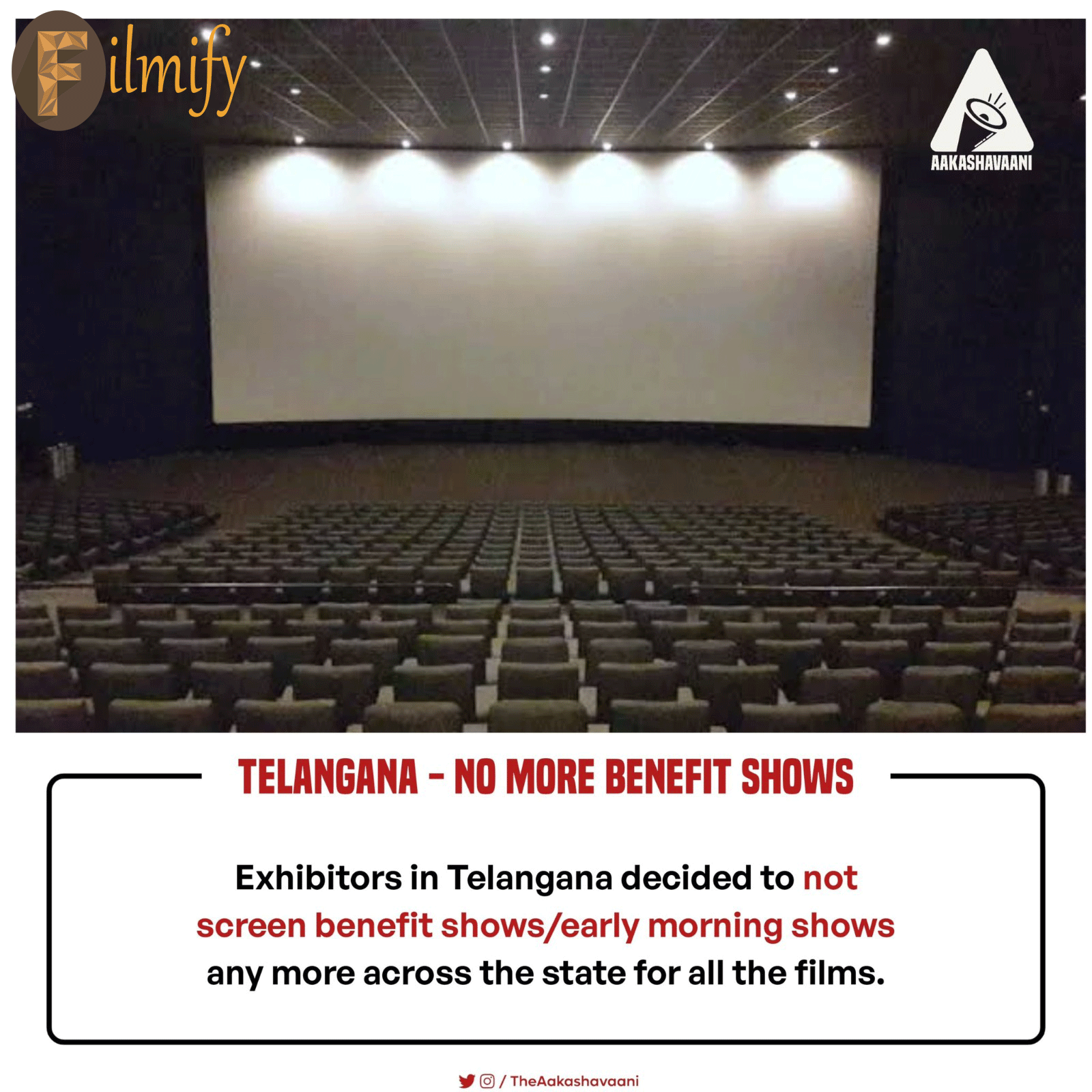 Shocking news for movie lovers... No more early morning shows