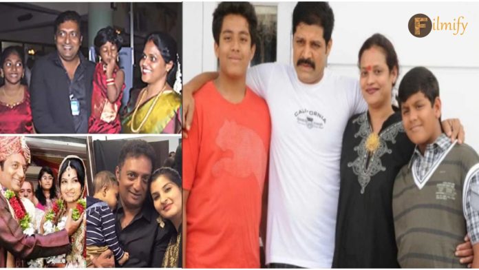 Prakash Raj: Unknown facts about Prakash Raj's first wife..!