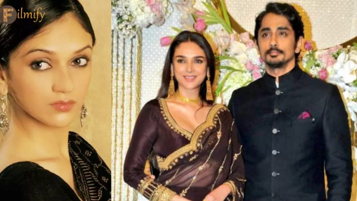 Adithi Rao hydari: Surgery Mahima.. Siddharth's future wife who has changed beyond recognition..!