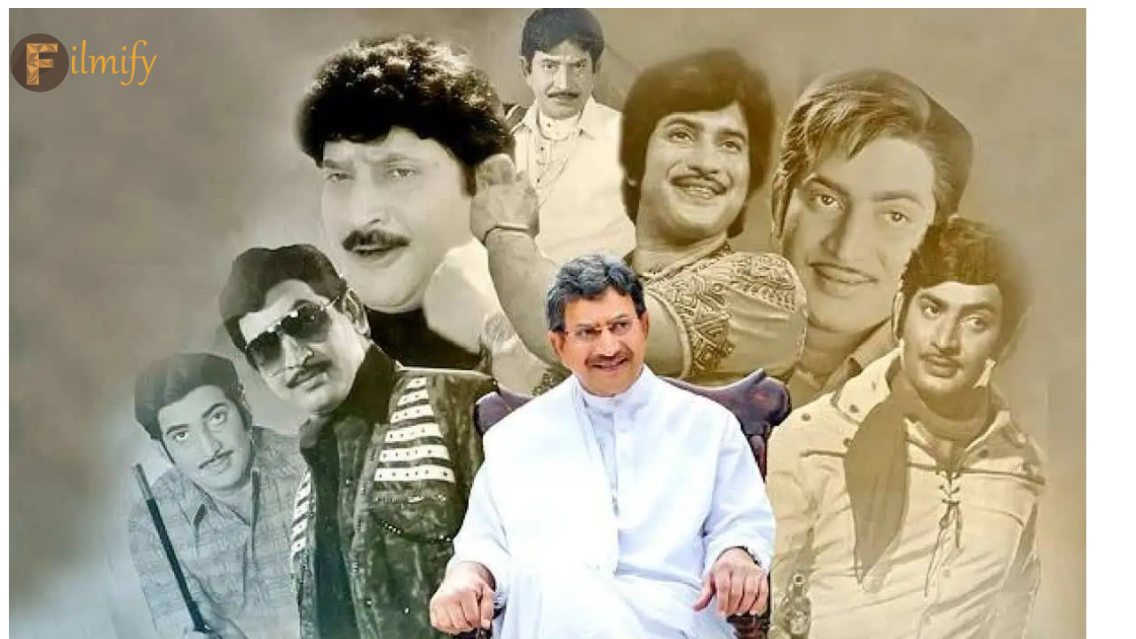 Krishna Birth Anniversary: Krishna who changed the face of Tollywood industry.. Rare records..!