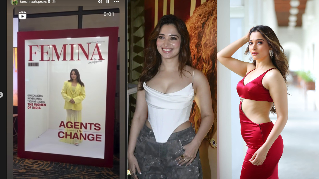 Tamannaah: Tamannaah shined on Femina cover page.. Photos viral..!
