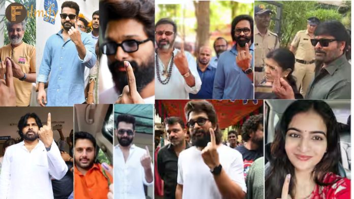 Lok Sabha elections 2024: Star celebrities who exercised their right to vote..!