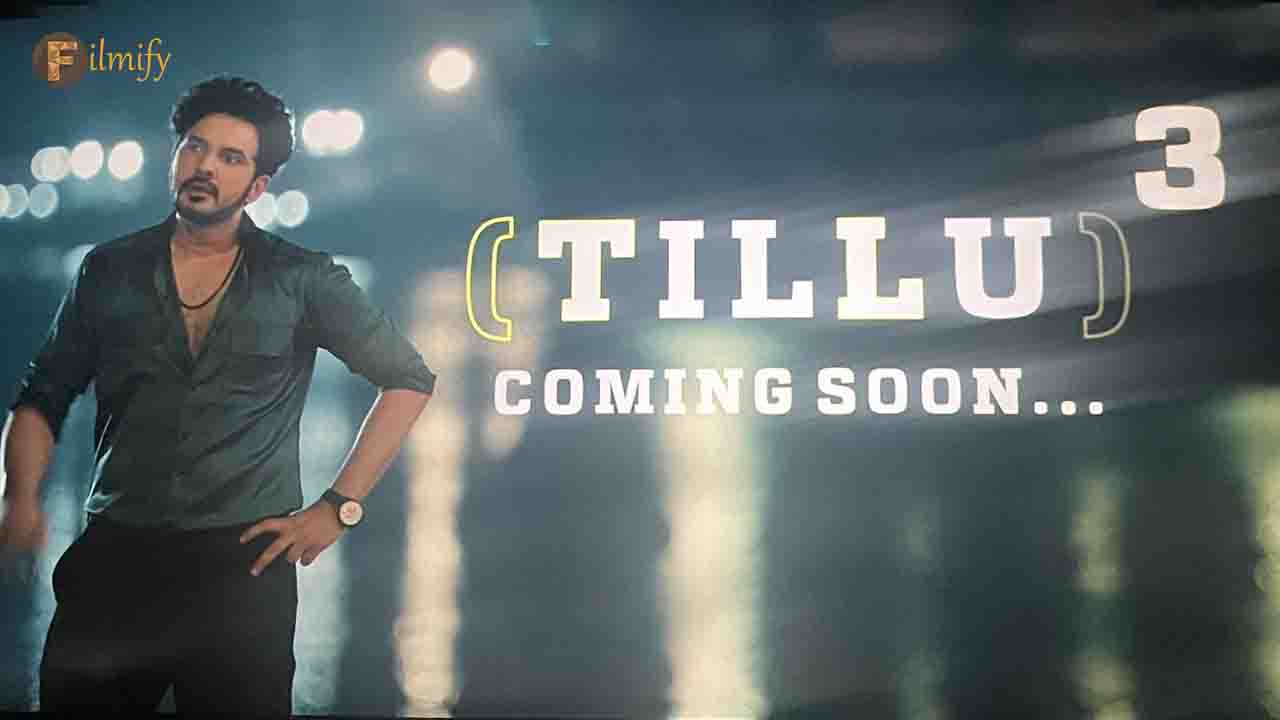 Interesting news about Sidhu Jonnalagadda Tillu Cube movie