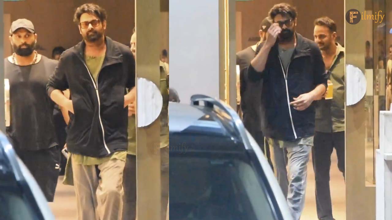 prabhas latest look viral 