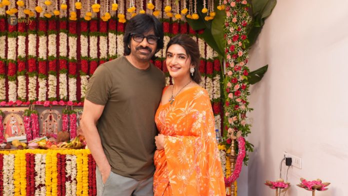 Raviteja : Mass Maharaja introducing another new director, the pooja program is also complete