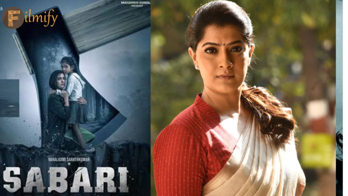 Sabari OTT: Varalakshmi psychological thriller movie ready for streaming..!