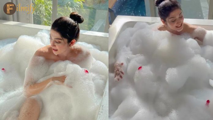 Pranitha: Praneetha shared bathroom video.. Netizens fire..?