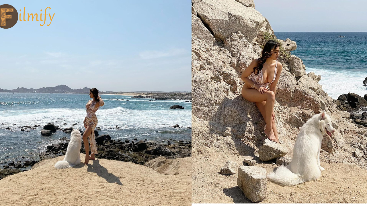 Parvati Melton: Pawan beauty excited by hot beauties on the beach..!