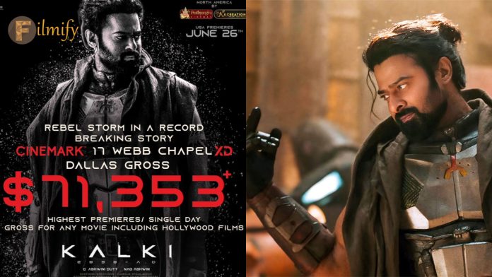 Kalki 2898AD Overseas business: Rebel Storm.. pushing back even Hollywood films..!