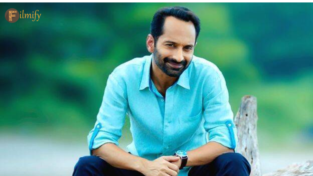 Fahad fazil : Case against actor Fahad Fazil.. because..?