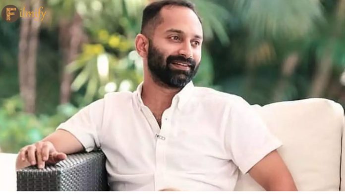 Fahad fazil : Case against actor Fahad Fazil.. because..?