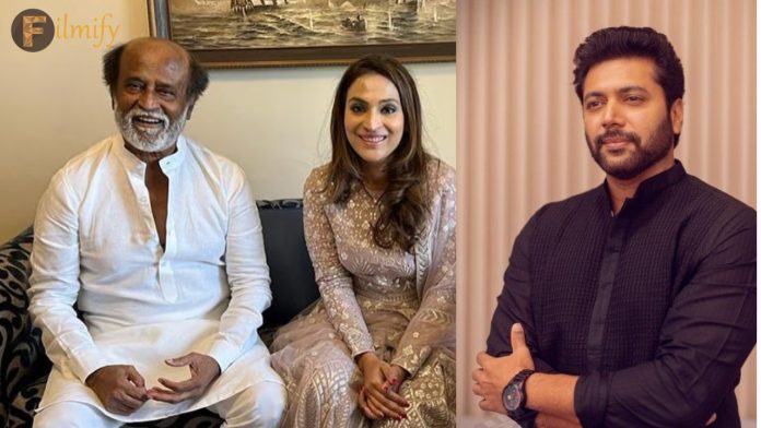 Rajinikanth: Rajinikanth's son-in-law Jayam Ravi.. The star's shocking comments..!