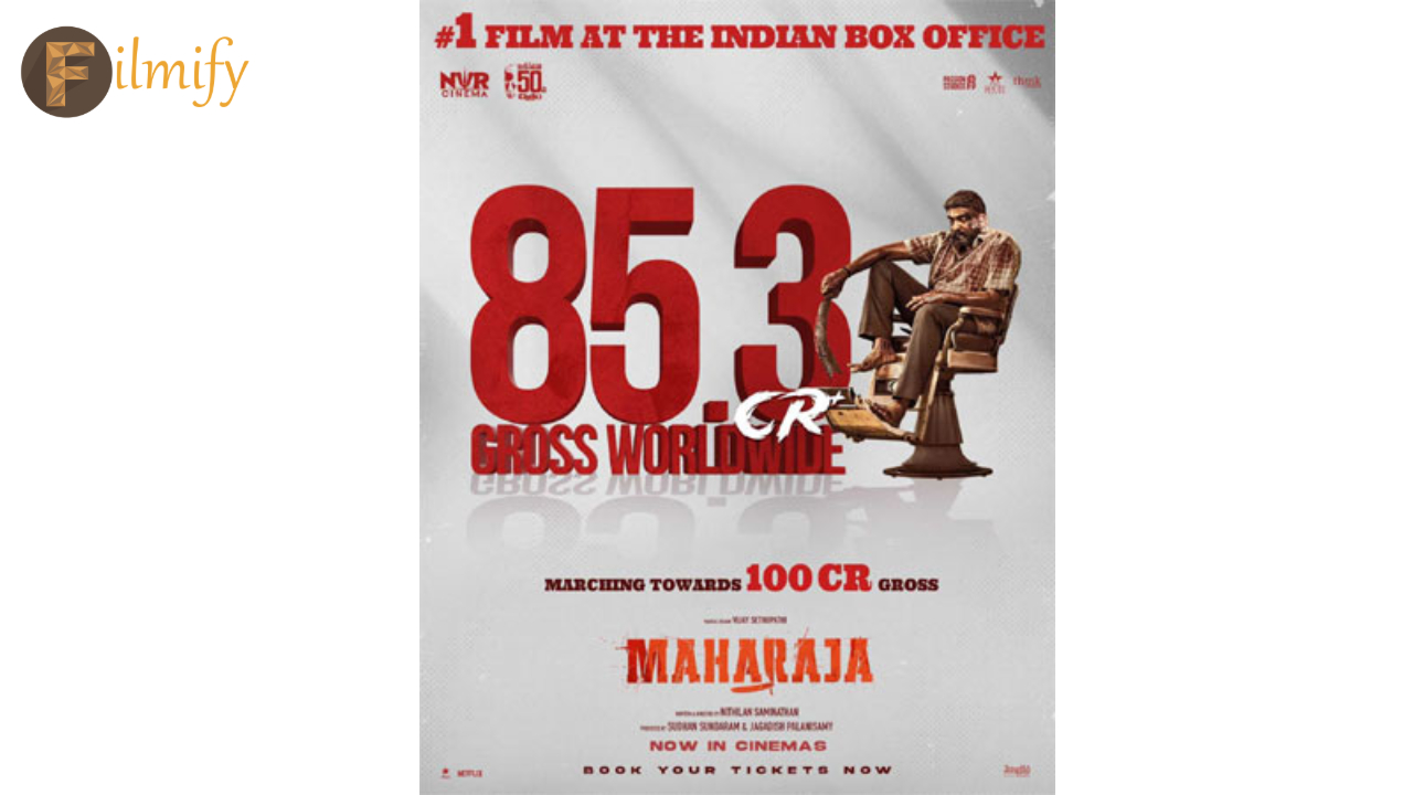 Maharaja Collections: Vijay Sethupathi is emerging as a Maharaja in the Rs.100 crore club..!