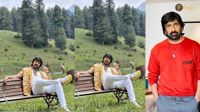 raviteja latest look viral in social media