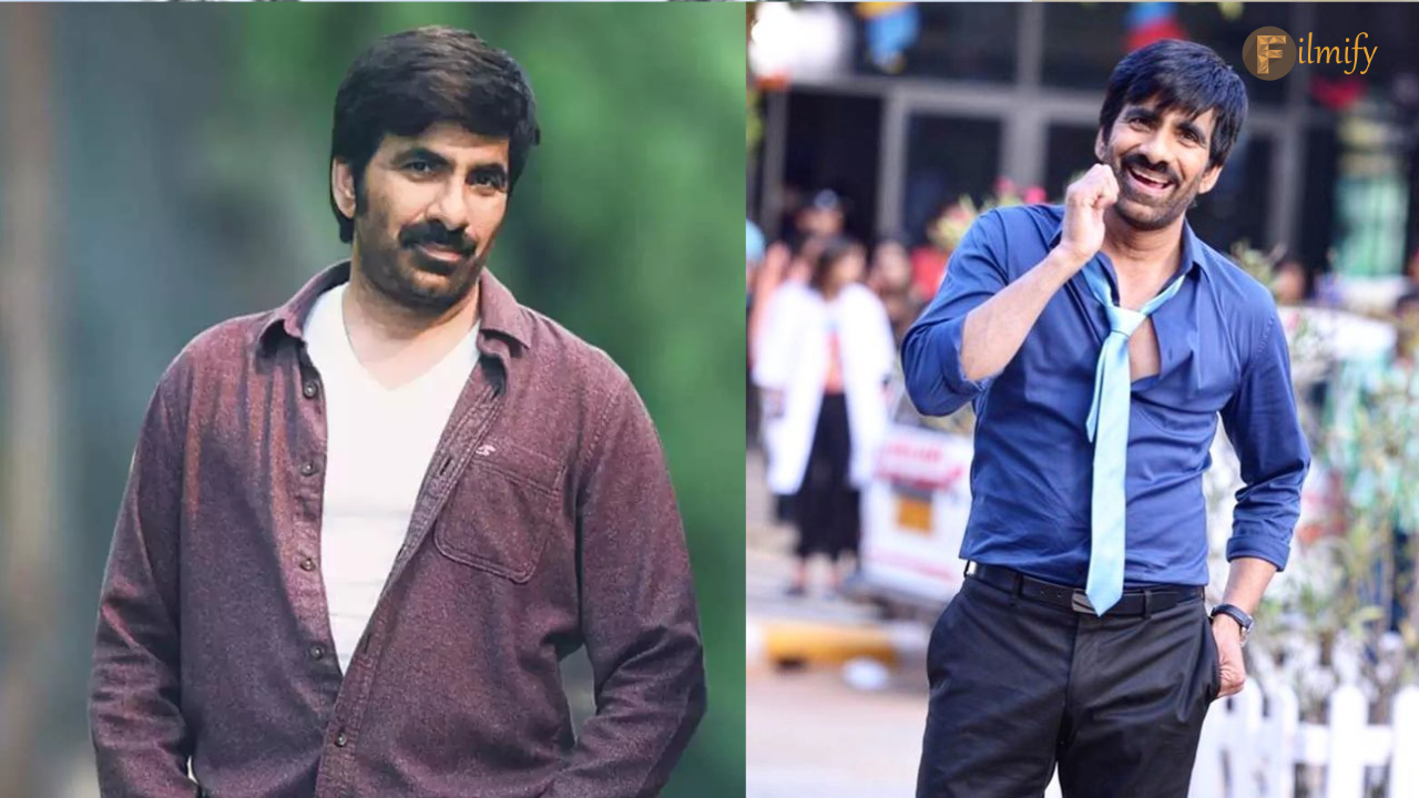 raviteja latest look viral in social media