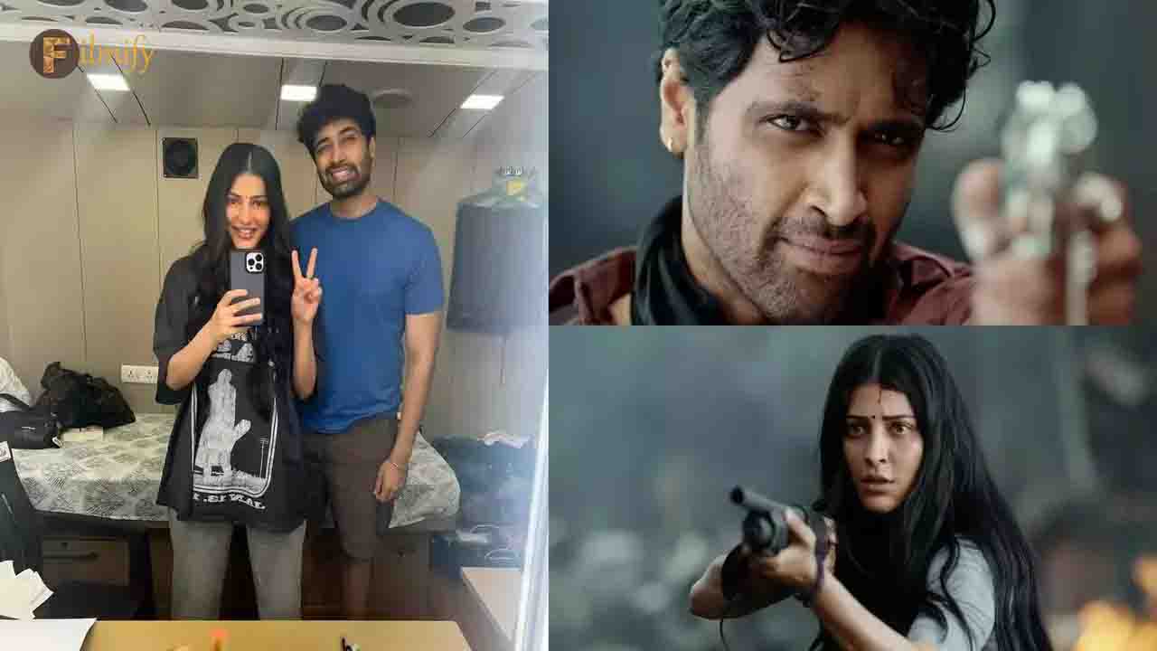 Adivi Sesh 'Decoit' movie in shooting action scenes