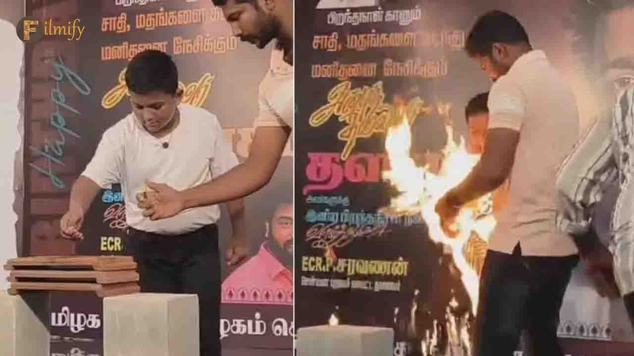 Fire accident at Thalapathy Vijay's birthday celebrations