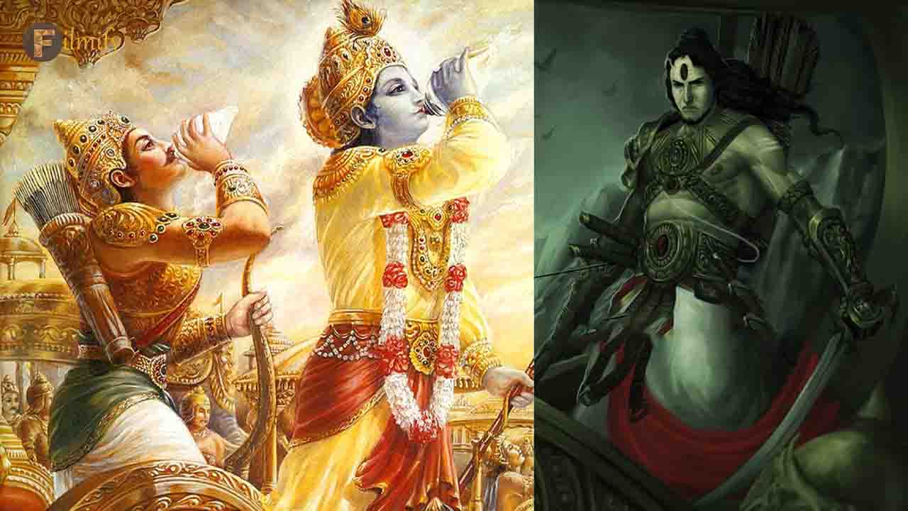 Who played the roles of Srikrishna and Arjuna in the movie Kalki2898AD?