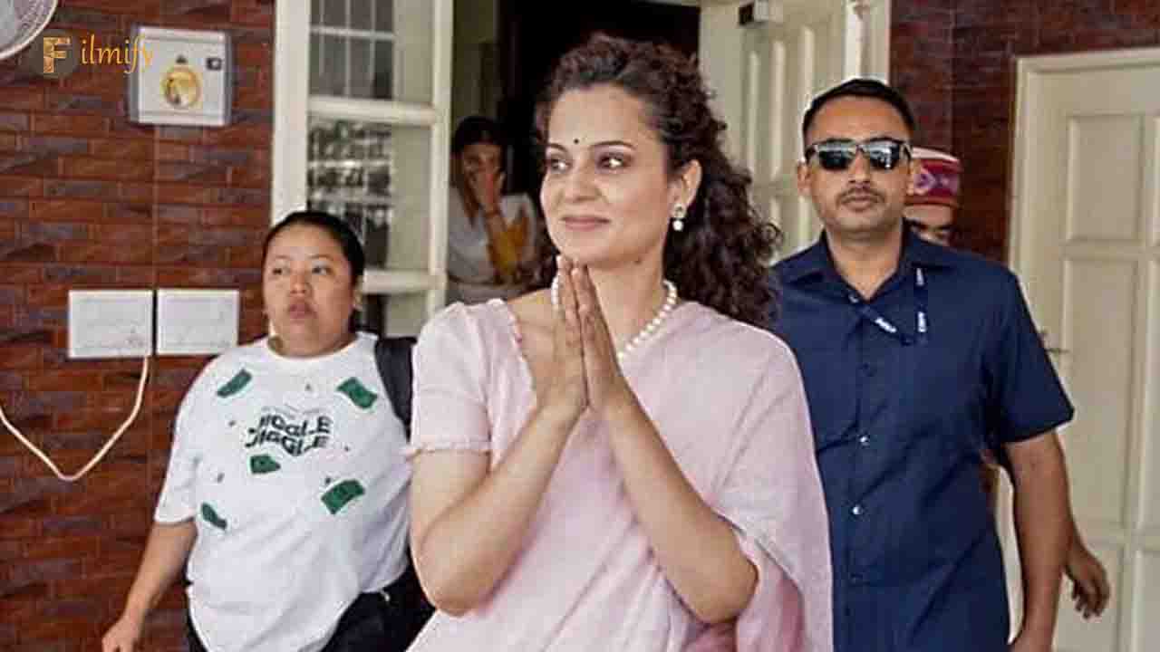 Kangana Ranaut has won a great victory as MP from Mandi Constituency