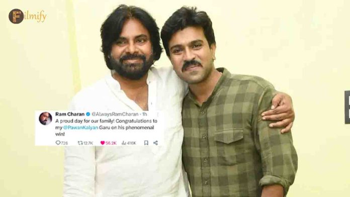 Ram charan Special wish to Pawan kalyan