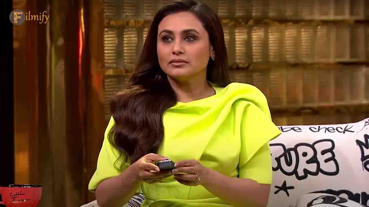 Rani Mukerji Upcoming Movie Update 
