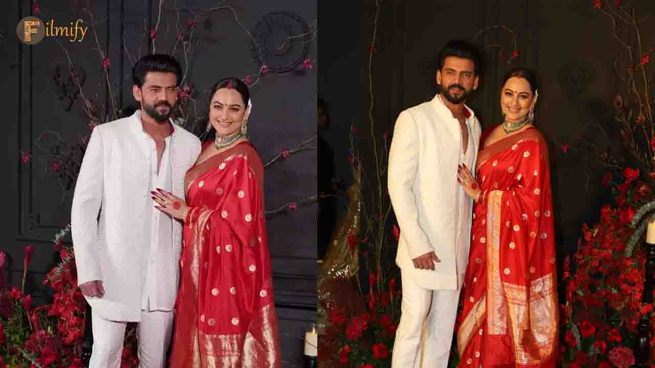 Sonakshi Sinha finally married her boyfriend Zaheer Iqbal