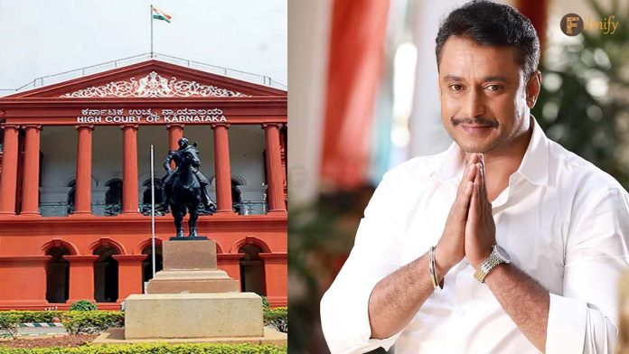 Darshan request to High Court to get facilities from home