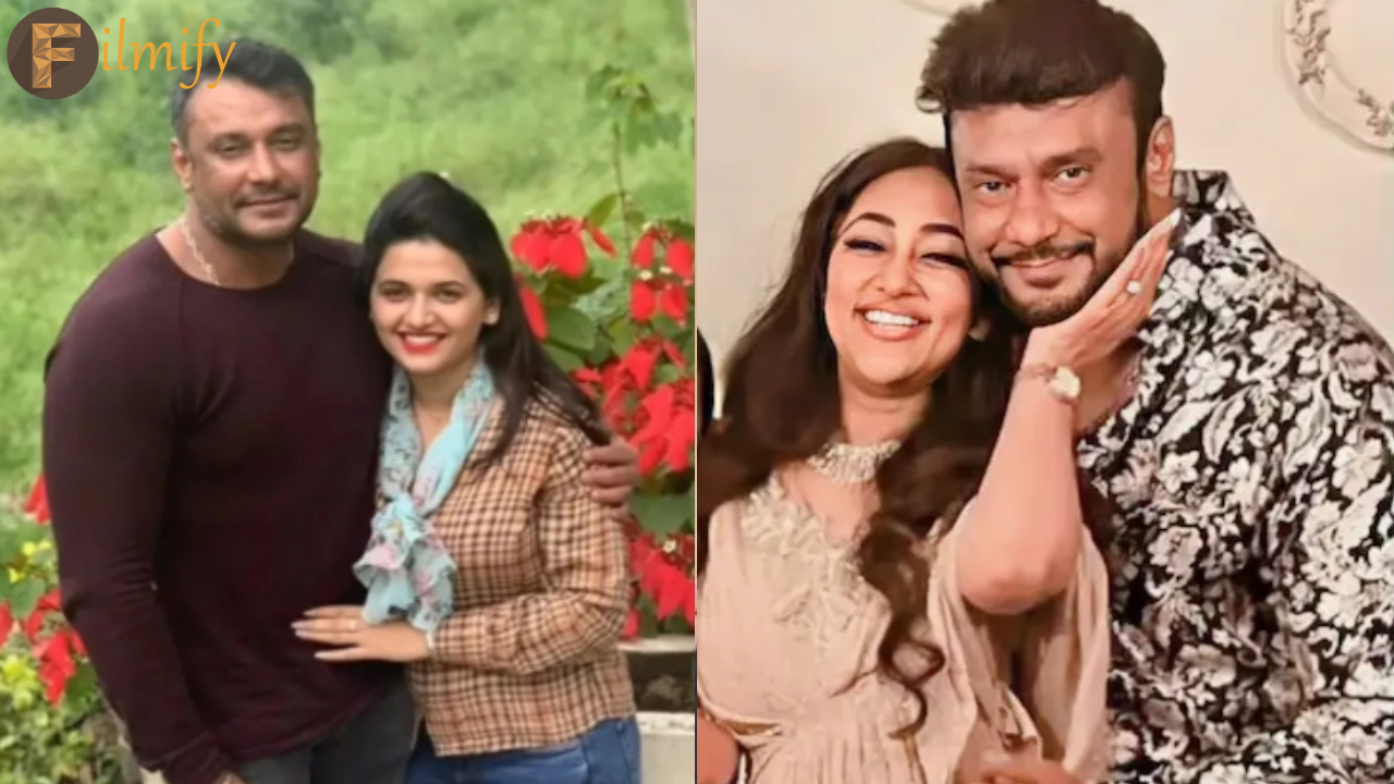 Darshan: Darshan - Darshan's wife gave a shocking twist on Pavitra Gowda's wedding..!