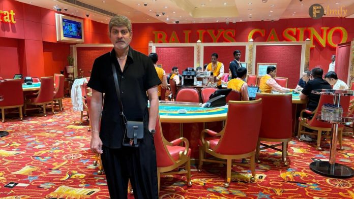 jagapathi babu casino trip photos viral in social media