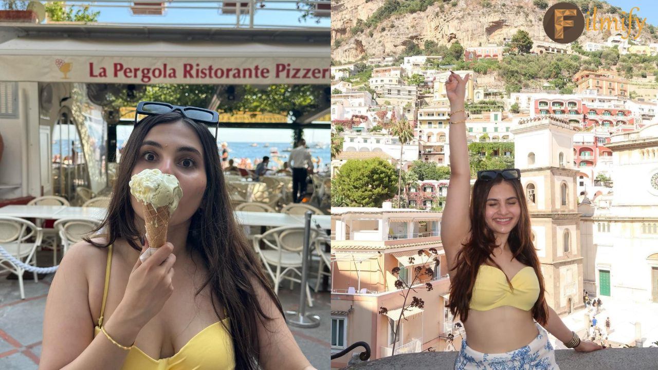 Heroine's stylish photos with ice cream are viral in social media