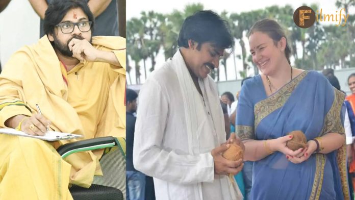 anna leznova pawan kalyan latest photos viral in social media