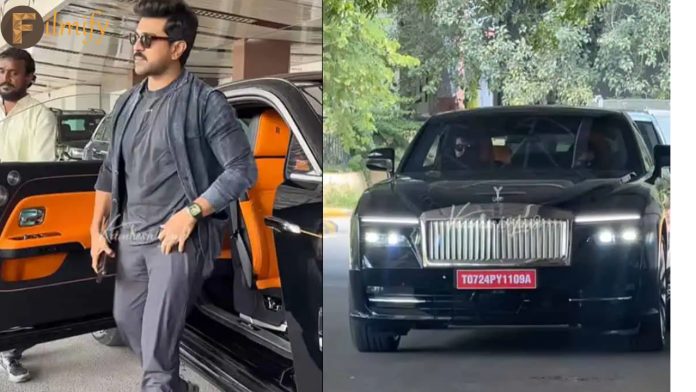 Ram Charan Car : Charan who bought an expensive 'Rolls Royce'... Do you know how many people in Telugu States have it...?