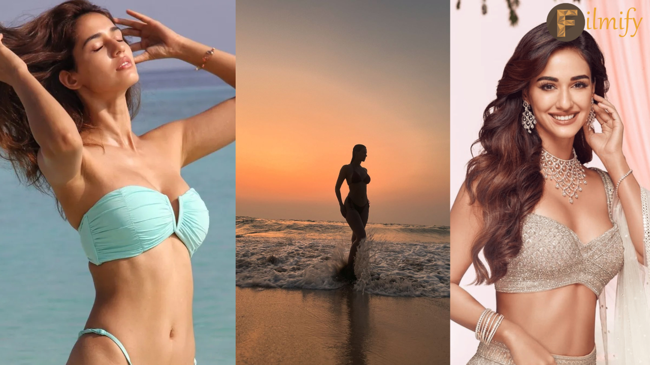 Disha Patani: Disha Patani is hot in the middle of the sea with bikini beauty..!