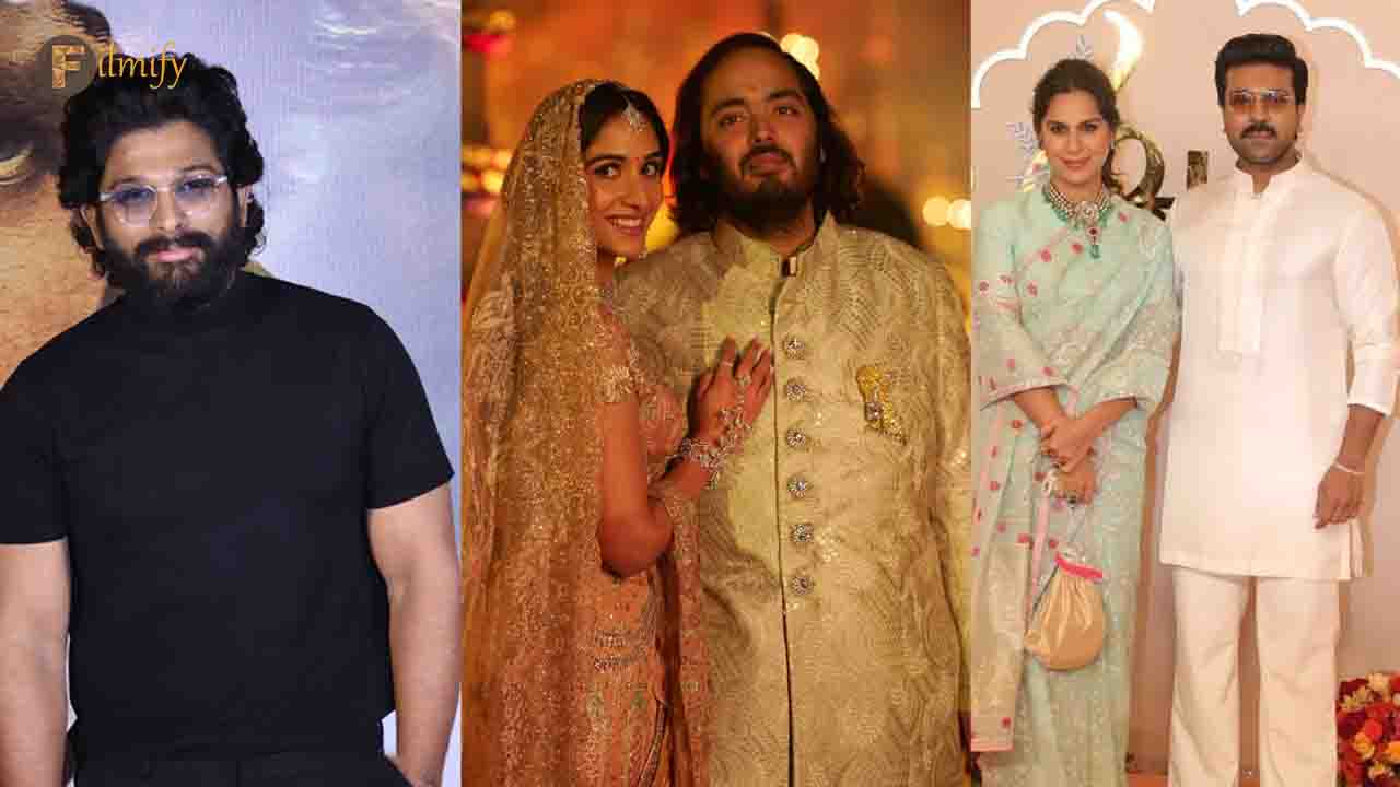 Allu Arjun didn't get invited to Anant Ambani's wedding