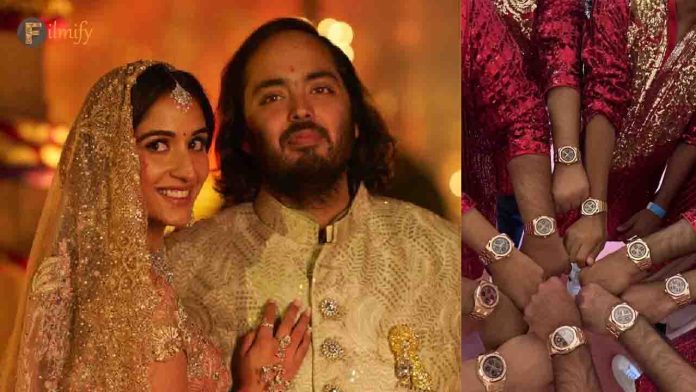 Anant Ambani gifted Costly Edition watches to his friends on his wedding