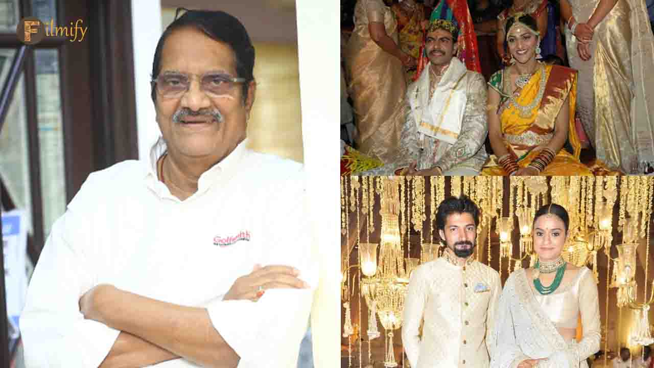 Tollywood producer Ashwinidat's son-in-laws both are is a different cast