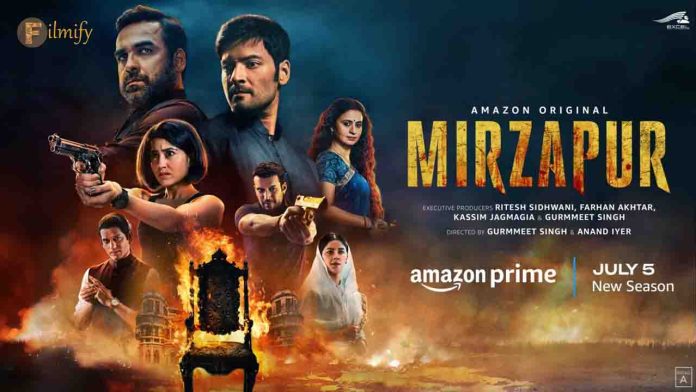 Tollywood and Bollywood movie lovers are waiting for Mirzapur season 3