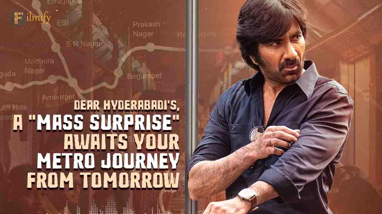 Mass surprise tomorrow from Ravi Teja's Mr. Bachchan movie