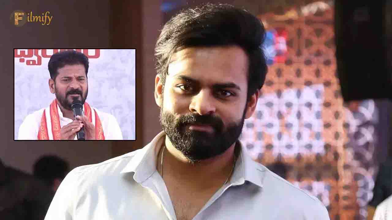 Telangana CM Revanth Reddy reaction on Sai dharam Tej Post