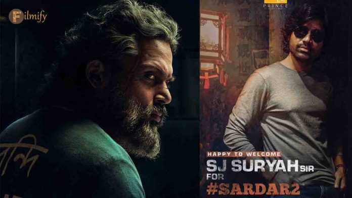 SJ Surya is playing the villain role in Sardar2 movie