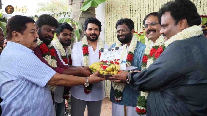 Karthi starrer Sardar2 movie opening ceremony