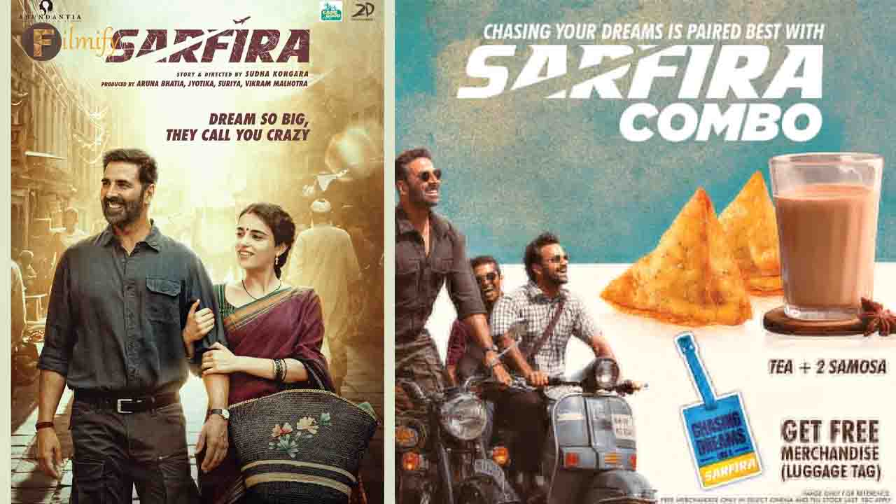 Tea Samosa Free Offer for Sarfira Movie