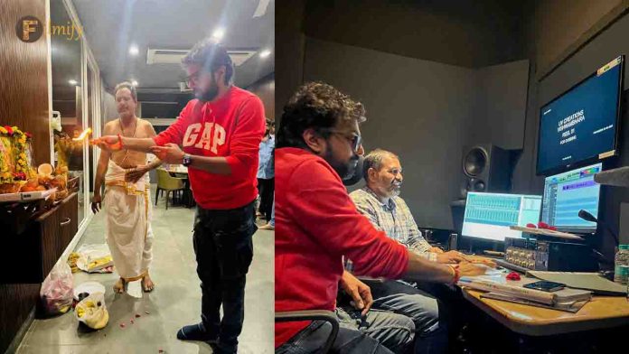 Makers started dubbing for Vishwambhara movie with Pooja