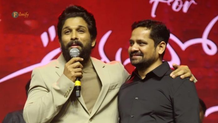 Allu Arjun, the only person who knows how to stand for a friend, Bunny Vasu Emotional Speech