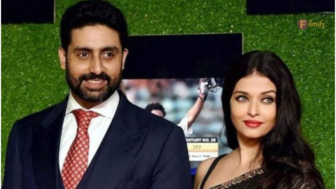 Abhishek Bachchan: Abhishek's first reaction on divorce.. saying that life is ruined because of her..!