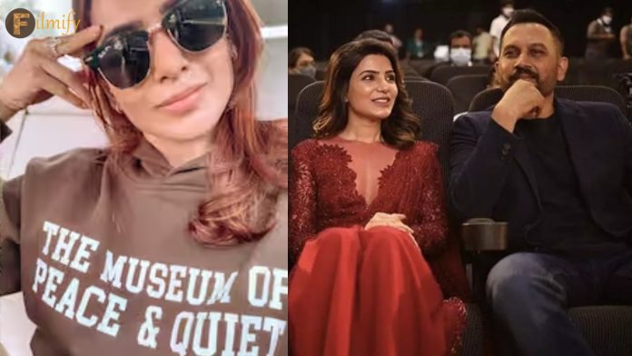 Samantha : Samantha's dating with director Raj.. this one post gave full clarity..?