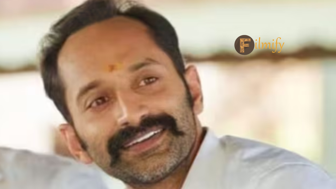 HBD Fahadh Faasil: Telugu Villain Birthday Celebrations Among Indian Cine Pillars..!