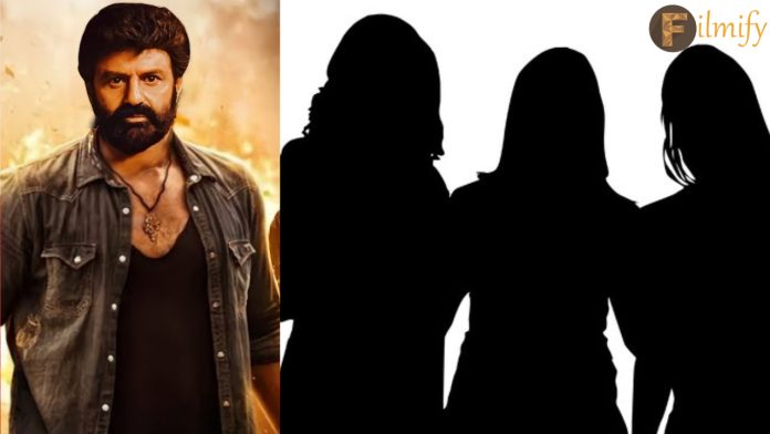 Who are the three heroines in Balayya nbk 109 movie?